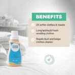Born Good Natural Fabric Conditioner | 200ml | Japanese Cypress Fragrance | 2X Softer Clothes | Long-Lasting Freshness | Plant-Based, Biodegradable, Non-Toxic | Gentle on Fabric, Safe for Skin - Fast UK Delivery - Image 3