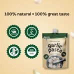 CURRYiT Preservative Free Garlic Paste 150gm | Thick & Coarse | Ready to Cook Lehsun Cooking Paste| Fresh & Pure | Organically Processed Garlic paste (Pack of 3) - Fast UK Delivery - Image 4
