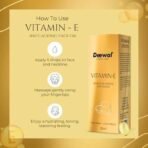 Deewal Vitamin E Face Oil | Anti-Aging & Brightening Face Oil for Glowing Skin | Cold-Pressed Oils for Skin Radiance & Dullness Removal | Face Oil for Men & Women - 100% Natural - Fast UK Delivery - Image 6