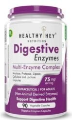 HealthyHey Nutrition Digestive Enzyme - Multi-Enzyme Complex -Support Digestive Health - 90 Vegetable Capsules - Fast UK Delivery - Image 2