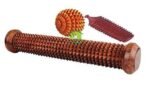 FA INDUSTRIES Wooden Foot/Feet Roller Rod Massager & Wooden Hand Press Ball and Karela Massager Back Pain Relief Massage (Set of 3) Sheesham Wood - Fast UK Delivery - Image 2