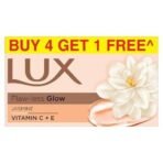 Lux Flaw-less Glow Bathing SoapBuy 4 Get 1 Free|150g infused with Vitamin C & E |For Superior Glow| - Fast UK Delivery - Image 2