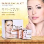 AKLARIS Papaya Facial Kit 12 Pouch Set for All Skin Types (6 Steps) - Advanced Therapy | Professional Facial Kit | Removes Blemishes & Pigmentation | Contains Papaya Extracts - Fast UK Delivery - Image 3