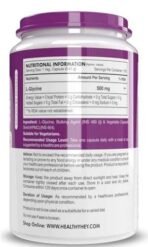 Healthyhey Nutrition L- Glycine - 500 mg - Support Brain and Sleep Health -Pack of 120 Veg. Capsules (120), 136 grams - Fast UK Delivery - Image 3