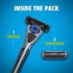 FOGG Kloze Advance 3, Shaving Razor For Men With 3 Blades (2 Cartridges), Easy & Smooth Shave - Fast UK Delivery - Image 3