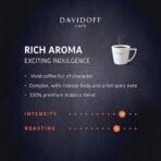 Davidoff Rich Aroma Instant Coffee 10/12 Intensity - 100% Arabica, 3.53 oz 100g, Granule, Glass Bottle - PACK OF 6 - Fast UK Delivery - Image 6