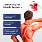 What's Up Wellness Melatonin 5 Mg Sleep Gummies|Tart Cherry And Chamomile Extracts For Muscle Recovery & Nerve Relaxation|Helps You Sleep Soundly |30 Gummies,1 Count,1 Servings - Fast UK Delivery - Image 7