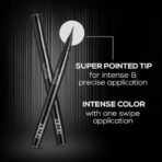 RENEE Pointy End Sketch Pen Smudge Proof Eyeliner - Matte Finish, Light Weight, Water Resistant, Long Stay Highly Pigmented with One Stroke Application Formula - Black - Fast UK Delivery - Image 5