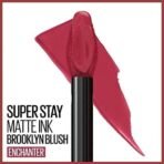 Maybelline Superstay Matte Ink Brooklyn Blush - Enchanter, 5ml | Liquid Lipstick | Matte Lipstick, 5ml - Fast UK Delivery - Image 5