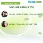 Mamaearth Aloe Vera Gel for Skin & Hair | With Pure Aloe Vera & Vitamin E | Hydrates Skin | Soothes Irritated Skin | Keeps Scalp Healthy | For Men & Women | 300 ml - Fast UK Delivery - Image 7