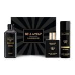 Bella Vita Luxury Black Edition Gift Set with CEO Man EDP Perfume 100ml, Body Parfum Deodorant 150ml & Refreshing Shower Gel for Deep Cleansing, 250ml - Fast UK Delivery - Image 2
