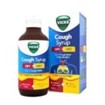 Vicks Cough Syrup, 100ml Bottle - Fast Relief for Dry & Chesty Coughs with Tulsi & Ginger, Ayurvedic Ingredients, Non-Drowsy Formula, Easy to Carry, Over-the-Counter (OTC) - Fast UK Delivery - Image 2