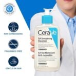 CeraVe SA Smoothing Cleanser For Dry, Rough & Bumpy Skin, contains Salicylic Acid, Dermatologist Recommended Face wash (236ml) - Fast UK Delivery - Image 5