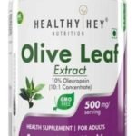 HealthyHey Nutrition Olive Leaf Extract | Super Strength: 10% Oleuropein -120 Vegetarian Capsules - Fast UK Delivery