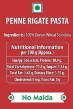 Del Monte FoodCraft Penne Pasta,100% Durum Wheat Semolina,1kg,wheat - Fast UK Delivery - Image 7