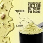 BeastLife Whey Protein Powder Kesar Pista With Ultrasorb Tech,24G Protein,5.3G Bcaa,Sports Nutrition|High Absorbtion Fuels Muscle|Speed Recovery For Men & Women 924g Kesar Pista Flavour - Fast UK Delivery - Image 5