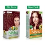 Nisha Cream Hair Colour 3.16 BURGUNDY (60gm + 60ml + 18ml Nisha Conditioner with Natural Herbs 100% Grey Hair Coverage) Pack of 3 - Fast UK Delivery - Image 3