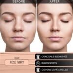 FACESCANADA Rose Glow Kit | Rose Gold Strobe Cream (30Ml) + Rose Ivory All Day Hydra Matte Mini Medium Coverage Foundation (15Ml) | Makeup Kit For Women (Combo Pack Of 2) - Fast UK Delivery - Image 6