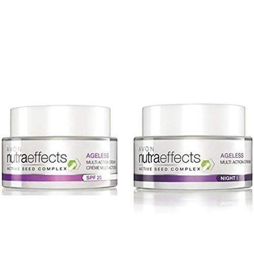 uk416TAs7vKjL-1-1.jpg Avon Nutra Effects Ageless Day Cream + Night Cream (50 gm each) - Fast UK Delivery - Image 1
