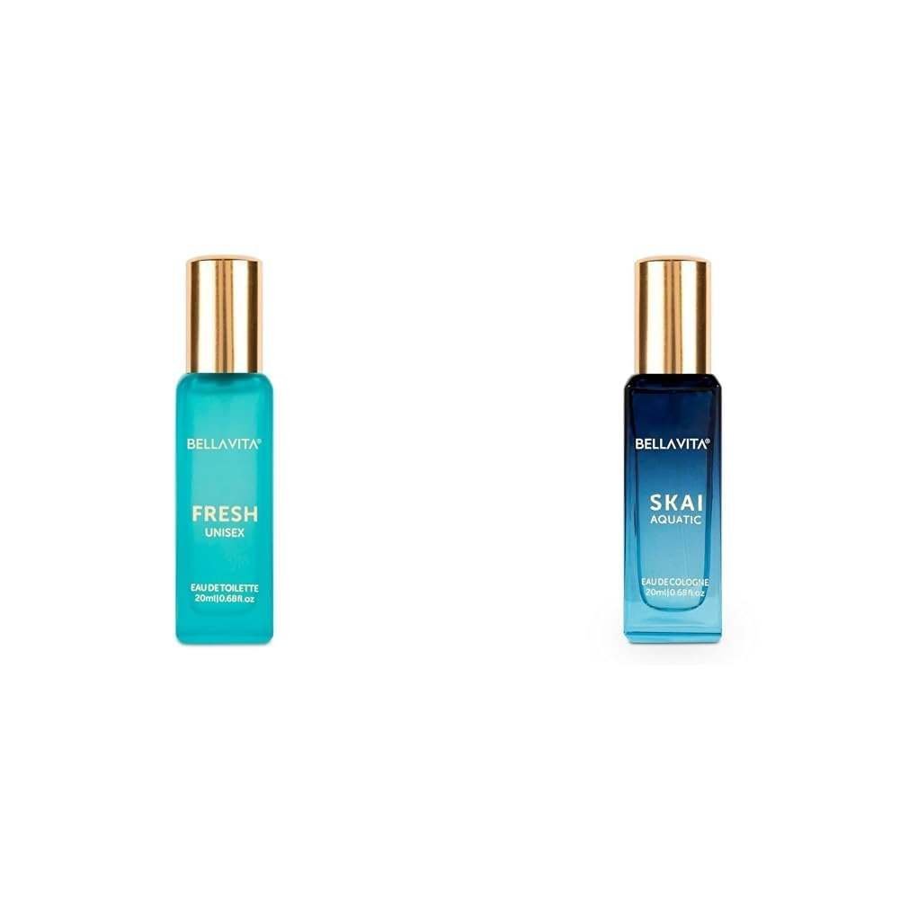 uk416qCZYmvoL-1.jpg Bella Vita Luxury FRESH Unisex Eau De Toilette Skai Aquatic Unisex Eau De Cologne with Bergamot Lavender & Patchouli Premium Long Lasting Woody Fragrance for Men & Women 20 ML - Fast UK Delivery - Image 1