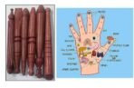 FA INDUSTRIES Foot Massage Wooden Reflexology Health Stick Tool Small Wooden Stick Therapy Reflexology Traditional Tool Hand Head Foot Face Body Red Wood - Wooden Massager Tools (Set of 6) - Brown - Fast UK Delivery - Image 4