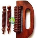 FA INDUSTRIES Wooden Massager Handheld Body Calf massager (5 x 3 Inch) Jimmy Point massager (5 x 1 Inch) Acupressure Pain Relief Massager set of 3 - Fast UK Delivery