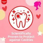 Colgate Kids Toothpaste For 6+ Years, Barbie, Strawberry Flavour, Gentle Protection Tooth Paste With 50% Lesser Abrasive Formula For Protecting Against Cavities, Enamel Protection- 80G - Fast UK Delivery - Image 4