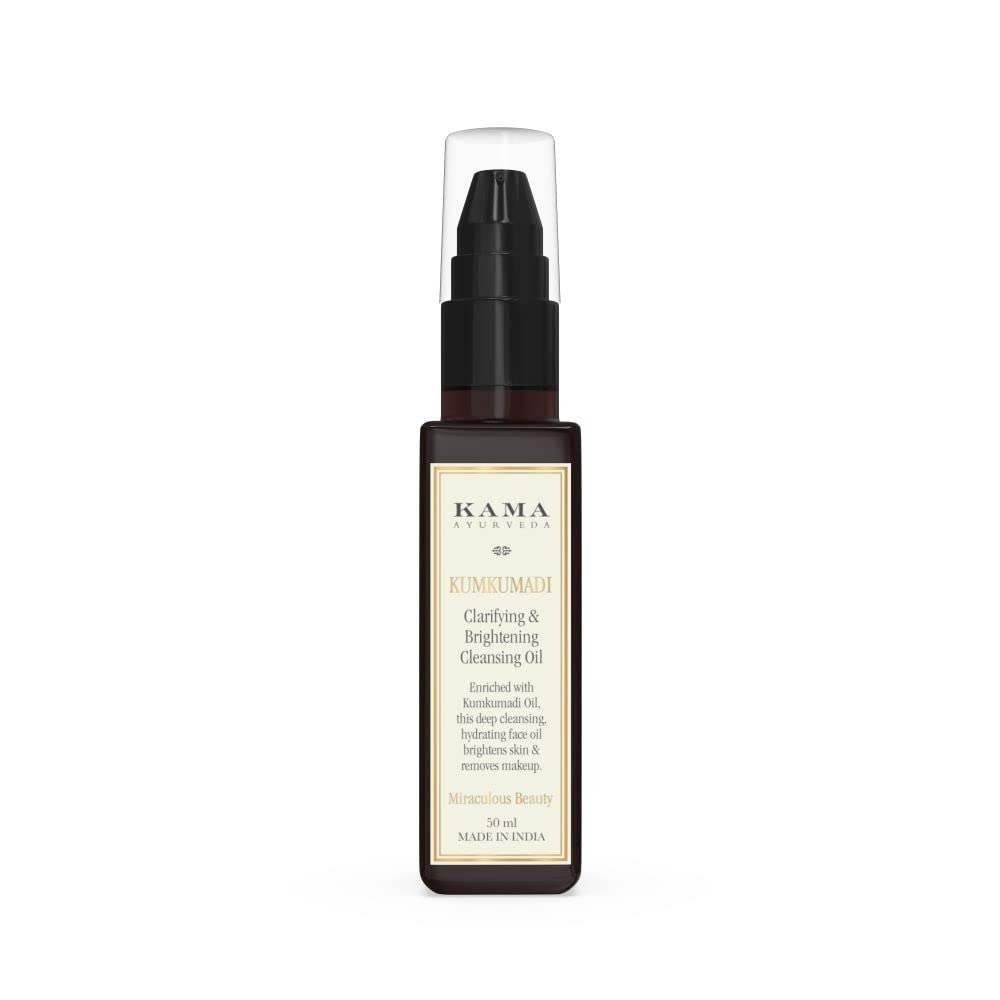 uk417XikXiTUL-1-1.jpg Kama Ayurveda Kumkumadi Clarifying & Brightening Cleansing Oil 50Ml - Fast UK Delivery - Image 1