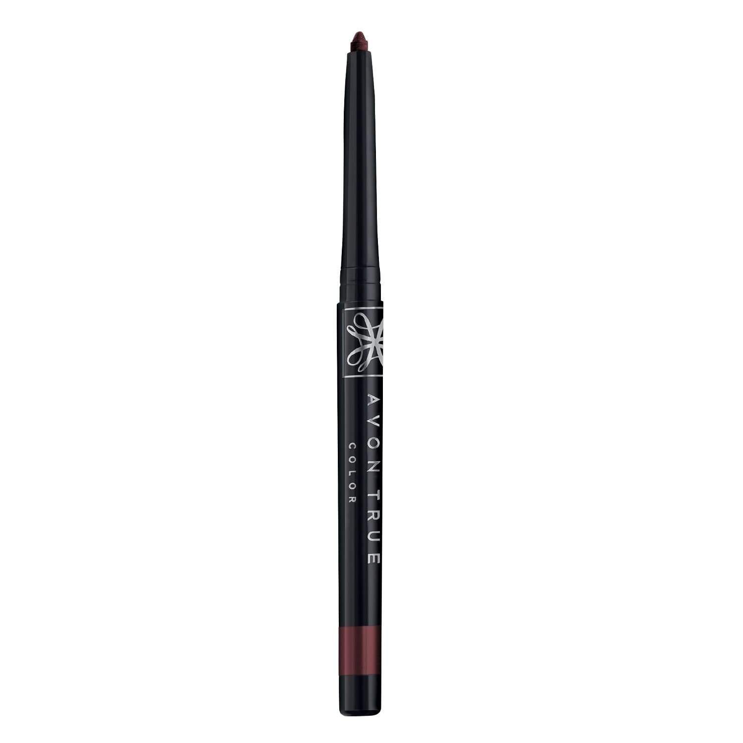 uk417eLhDsRZL-1-1.jpg Avon True Color Glimmerstick Lipliner - Chocolate | Smudge proof | Waterproof and Fade-proof - 0.28gm - Fast UK Delivery - Image 1