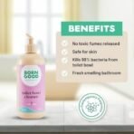 Born Good Plant Based Spanish Citrus Fragrance Dishwash Gel And Arctic Air Fragrance Toilet Bowl Cleaner Toxin-free, Skin-Safe And Pet-safe - 500 ml each (Combo Pack of 2) - Fast UK Delivery - Image 7