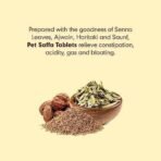 Pet Saffa Tablets | Natural Laxative | Constipation Relief | Relief from disgetive problems like Acidity, Gas & Bloating - 30 Unit (Pack of 3) - Fast UK Delivery - Image 4