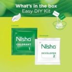 Nisha Golden Blonde 8.1 Permanent Cream Hair Color 20gm Colourant + 30ml Developer (Pack of 2) - Fast UK Delivery - Image 5