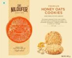 Cafe Niloufer Premium Honey Oats Cookies 400 g | Packed with Fiber - Fast UK Delivery - Image 3