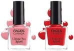 FACESCANADA Faces Splash Glossy Finish Nail Enamel, Ignite 35, 8 Ml And Faces Glossy Splash Nail Enamel, Hot Paprika 63, 8 Ml - Fast UK Delivery - Image 2