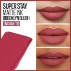 Maybelline Superstay Matte Ink Brooklyn Blush - Enchanter, 5ml | Liquid Lipstick | Matte Lipstick, 5ml - Fast UK Delivery - Image 7