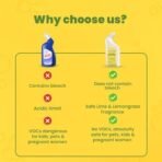 Koparo Toilet Cleaner 800ml - Pack of 2 | Removes Limescale & Provides Long Lasting Freshness | Plant Based & Non Toxic - Fast UK Delivery - Image 6