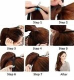 Arth Small Ponytail Hair Extension Hairpiece Pack of 1 Natural Goldish Brown Braid Choti, Draw String Thread Tie Up Wedding Bridal Beauty Accessory Bride Style Accessories Hear Baal Wig - Fast UK Delivery - Image 3