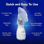Vicks Personal Sinus Steam Inhaler with Soft Face Mask Face Humidifier with Targeted Steam - Aids with Sinus Problems, Congestion and Cough, Works With Vicks VapoPads (not included) - Fast UK Delivery - Image 6