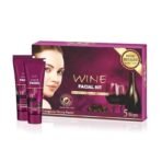 AKLARIS Wine Mini Facial Kit, 5 Step for Skin Glowing | Ultimate Glow | Removes Wrinkle & Dark Spot | Restores skin nutrients | Reduced pigmentation | For Women -100 gm - Fast UK Delivery - Image 2