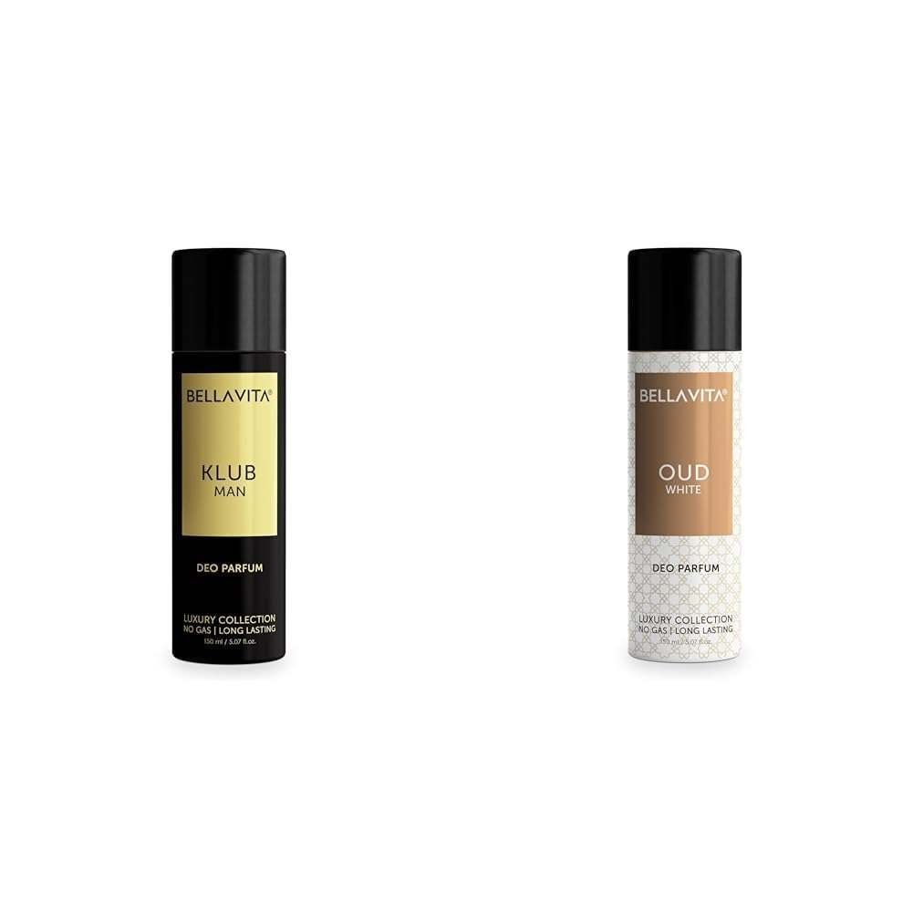 uk419OOYxLReL-1.jpg Bella Vita Luxury KLUB Man No Gas Body Deodorant Parfum for Men 150 Ml OUD WHITE No Gas Body Deodorant Parfum for Men with Orange, Fressia & Tobacco|Woody Long Lasting Body Perfume DEO 150 Ml - Fast UK Delivery - Image 1