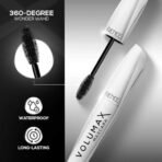 RENEE Volumax Mascara Black 10ml | Quick Dry, Waterproof, Long Lasting Weightless Formula | Volumizes, Lengthens & Conditions the Lashes With Intense Color | 360 - Degree Wand for Clump Free Application - Fast UK Delivery - Image 4