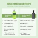 The Bath Store Moringa Body Wash Shower Gel | Exfoliating Body Wash For Dry Skin & Oily Skin | Tan Removal Body Wash For Men & Women | Liquid Soap For Bath - 300ml - Fast UK Delivery - Image 6