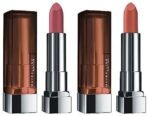 Maybelline New York Color Sensational Creamy Matte Lipstick, 657 Nude Nuance, 3.9g and Maybelline New York Color Sensational Creamy Matte Lipstick, 660 Touch of Spice, 3.9g - Fast UK Delivery - Image 2