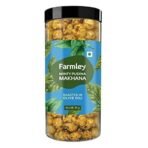 Farmley Peri Peri Roasted & Flavored Makhana Jar 180 g (Pack of 2, Each 90 g) & Farmley Roasted & Flavoured Minty Pudina Healthy Makhana Snacks 90 gm - Fast UK Delivery - Image 6