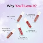 Recode Silky Matte | Multicolor 5 Shades of Liquid Lipstick Combo Pack | Long Lasting 12Hrs | 5x1.25ml | Goodness Extracts of Rosehip & Shea Butter - Fast UK Delivery - Image 4