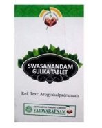 Vaidyaratnam Swasanandam Gulika 100 tablet - Fast UK Delivery - Image 4