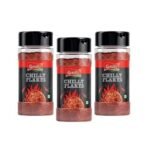 Kwality Chilli Flakes 45 g Each (Pack of 3) | Premium Crushed Red Chilies in Glass Jar, All-Natural Aromatic Spice for Pizza, Pasta, Salads, Soups & Everyday Cooking - Fast UK Delivery - Image 2