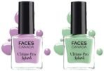 FACESCANADA Splash Nail Enamel, Glossy Finish, Set Of 2 - Linty & Viola (16Ml) - Fast UK Delivery - Image 2