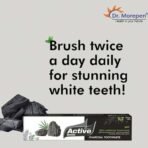 DR. MOREPEN Active Smile Charcoal Toothpaste for Teeth Whitening & Bad Breath Removal - 100gm - Fast UK Delivery - Image 5