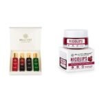 Bella Vita Organic Luxury Man Perfume Gift Set 4X20 Ml & Organic Nicolips Lip Scrub Balm Brightening Dark Lips And Women Dry Lips/Smoker/Chapped Lip&Lipstick Stains Removal Lipcare,20 G,Multicolor - Fast UK Delivery - Image 2